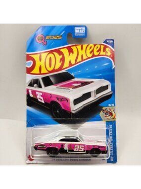 Hot Wheels 74 Brazilian Dodge Charger White Celebration Racers 3/10 76/250